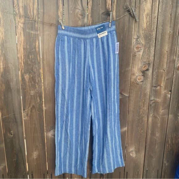Old Navy High-Waisted Linen-Blend Wide-Leg
Pants NWT XS - Picture 2 of 11